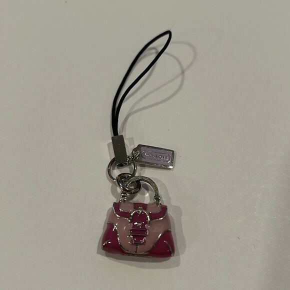 NWOT Vintage COACH Mini Purse Charm
Lanyard Cell Phone Charm - Picture 8 of 9